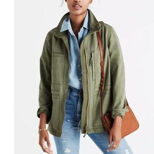 S| Madewell | Olive Green Utility Jacket